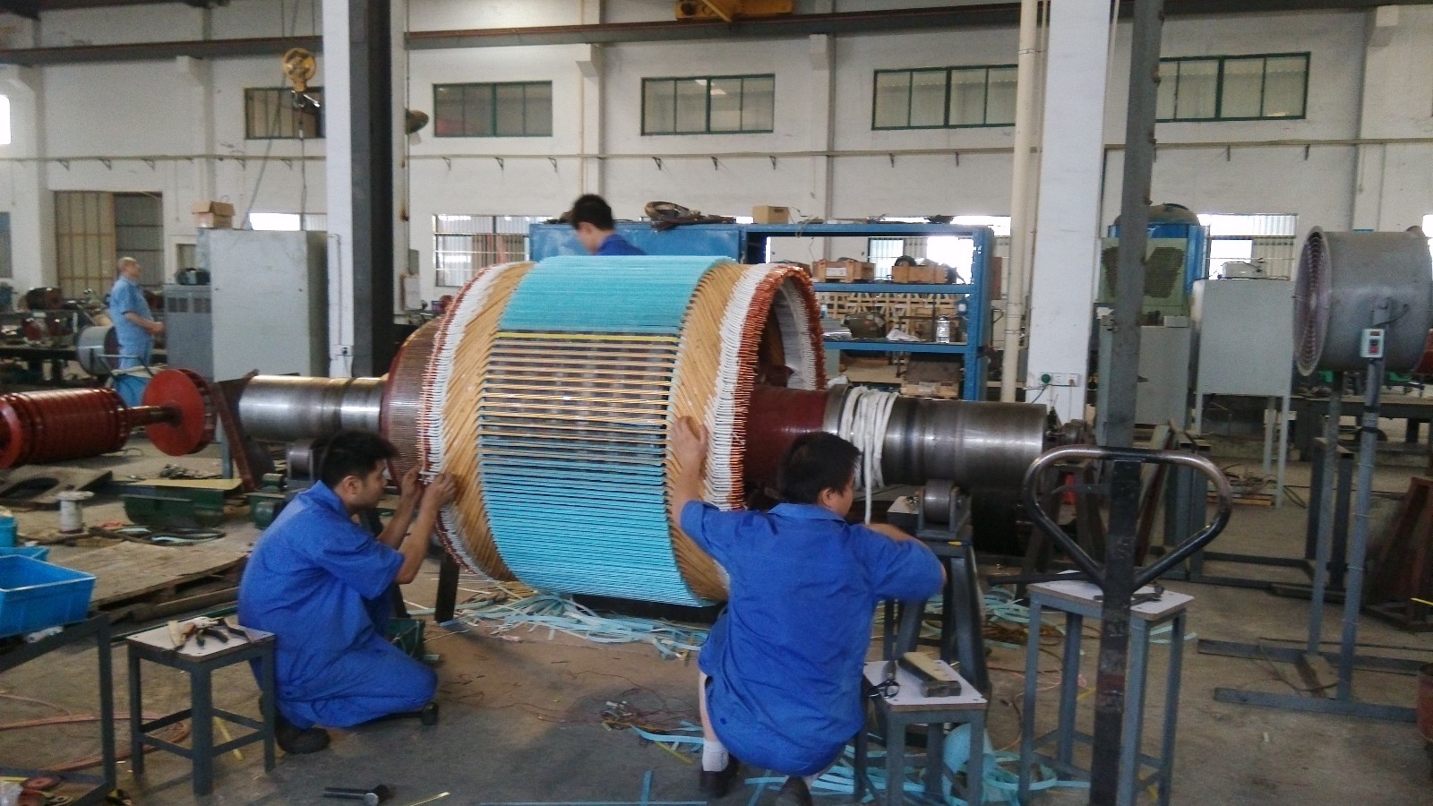 High voltage Slip-ring modular motors ABB NMK induction motors