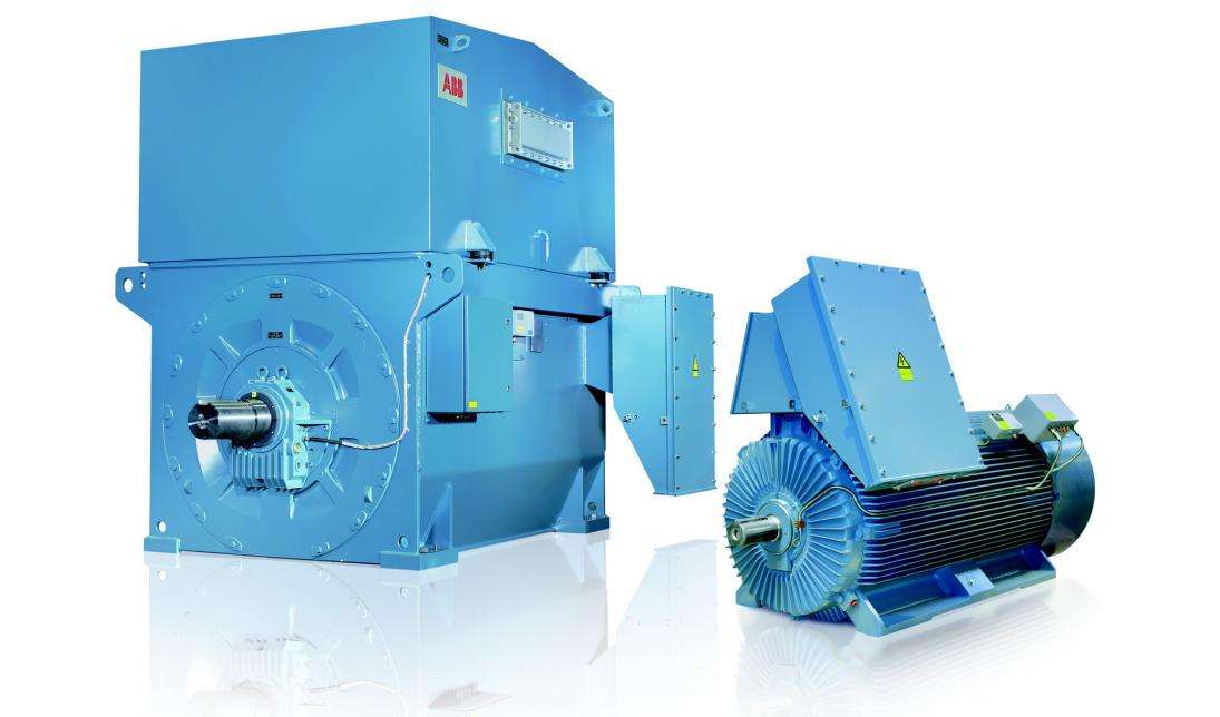 High voltage Slip-ring modular motors ABB NMK induction motors